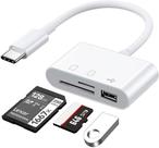 Adaptador USB Tipo C 3 Em 1 Para USB 3.0 SD e Micro SD