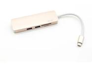 Adaptador Usb Tipo C Thunderbolt 3.0 Para Rj45 Usb Sd T-97