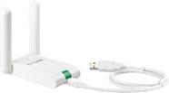 Adaptador Usb Wireless N 300mbps 2 Antenas Destacável 3dbi Tl-wn822n