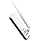 Adaptador USB Wireless TL-WN722N 150Mbps, Antena 4 dBi, QSS - TP Link - TP-Link