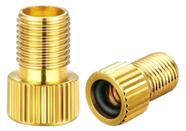 Adaptador valvula presta metal dourado