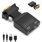 Adaptador VGA para HDMI Shuomeng 1080P @60Hz com áudio de 3,5 mm