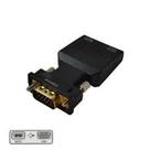 Adaptador VGA para HDTV com Áudio - Conversor Ativo 1080P para PC, TV e Projetor