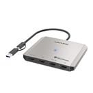 Adaptador WAVLINK USB-C para 4 Monitores com 4 Portas HDMI Adaptador WAVLINK USB-C para 4 Monitores com 4 Portas HDMI