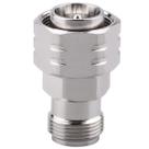 Adaptador Whisary 4.3-10 Mini DIN macho para N fêmea 50 Ohm