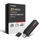 Adaptador Wi-Fi 6 AX1800 USB 3.0 Edimax EW-7822UMX para Windows 10/11