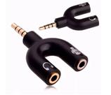 Adaptador Y Splitter Fone e Microfone Headset P2 x P3