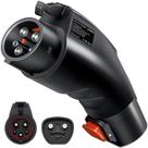 Adaptador Zanch Tesla para J1772/CCS1 - 60A 250V AC - Preto Adaptador Zanch Tesla para J1772/CCS1 - 60A 250V AC - Preto
