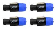 Adaptadores AUDIO 2000'S ACC31A1P2 Speakon Male para 1/4 TS