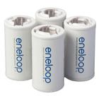 Adaptadores de bateria Eneloop Panasonic BQ-BS2E4SA tamanho C para AA