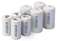 Adaptadores de bateria Eneloop Panasonic K-KJBS1/2E8A Tamanho C