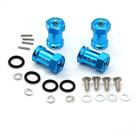 Adaptadores de cubo de roda Metal Hex para Traxxas 1/16 Blue