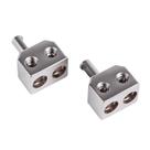 Adaptadores de entrada de amplificador Skar Audio Dual 4 AWG para 4 Gauge