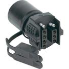 Adaptadores de Plugue de Reboque: 7 Pinos para 4 e 5 Lâminas Planas