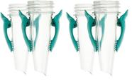 Adaptadores de sacos de armazenamento de leite materno Evenflo Feeding (pacote com 4)