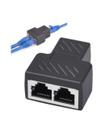 Adaptadores Duplicador Cabo Rede Internet Rj45 Fêmea