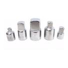 Adaptadores Soquetes Cromo Vanadium 5 Peças 1/4 3/8 1/2 3/4