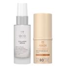 Adcos Dermocosméticos Kit - Sérum Facial + Protetor Solar Stick Com Cor Peach