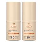 Adcos Kit com 2 Protetores Solares com Cor FPS80 - Beige