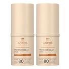Adcos Kit com 2 Protetores Solares com Cor FPS80 - Peach