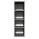Adega 20 Cm Com 4 Nichos Cinza Nice Madesa Cinza