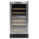 Adega cuisinart dual zone 26 garrafas freestanding com compressor em aço inox 220v 4092910089 Adega cuisinart dual zone 26 garrafas freestanding com compressor em aço inox 220v 4092910089