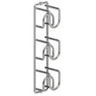 Adega de Parede Suporte para 3 Garrafas de Vinho Mini Aramado Masutti Cube