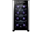 Adega de Vinho Climatizada Electrolux 8 garrafas Uma Porta Acabamento em Alumínio (ACB08)