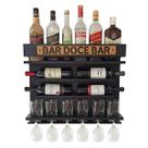 Adega de Vinho de Parede com Barzinho Sala - Bar Doce Bar PR