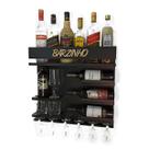 Adega De Vinho Executiva com Bar E Porta Taças - Barzinho Pr