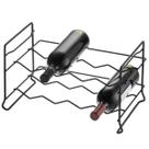 Adega Empilhável 8 Garrafas Vinho Suporte Garrafeira Horizontal Adega Empilhável 8 Garrafas Vinho Suporte Garrafeira Horizontal