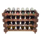 Adega Madeira Vinho 24 Garrafas Cor Embuia C06 Adega Madeira Vinho 24 Garrafas Cor Embuia C06