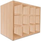 Adega MDF Suporte Nicho De 12 Garrafas Vinho De Parede