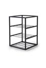 Adega para 6 Garrafas Preta - Linha Frame
