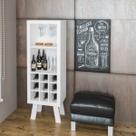 Adega para 9 Garrafas com Porta Taças Tecno Mobili - Branco