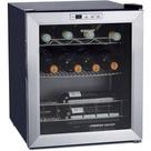 Adega Suggar Lyon Digital 13 Garrafas Preta E Inox 220V AD1522IX