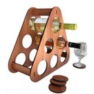 Adega Suporte Rack Colmeia Para 8 Garrafas De Vinho Cru
