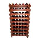 Adega Vinho Madeira 45 Garrafas Cor Imbuia C05 Cevey Adegas e Artesanatos