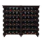 Adega Vinho Madeira 48 Garrafas Tipo Mesa Cor Imbuia C08 Cevey Adegas e Artesanatos