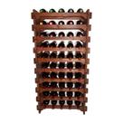 Adega Vinho Madeira 50 Garrafas Cor Imbuia C05 Cevey Adegas e Artesanatos