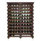 Adega Vinho Madeira 80 Garrafas Tipo Mesa Cor Imbuia C08 Cevey Adegas e Artesanatos
