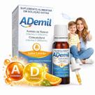 Ademil Gotas Vitamina A e D Saúde dos Ossos, Visão e Sistema Imunológico Arte Nativa