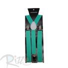 Adereço de Carnaval - Suspensório - Verde Água - Mod:6975 - 01 unidade - Rizzo