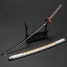 Adereço de cosplay de anime Katana Sword Demon Slayer Alloy de 25 cm