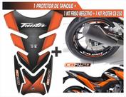 Adesivo 1 Protetor+1 Kit Friso Refletivo+1 Kit Ploter Cb250 Adesivo 1 Protetor+1 Kit Friso Refletivo+1 Kit Ploter Cb250