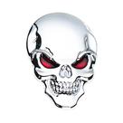 Adesivo 3D De Metal Para Carro Com Crânio De Pirata - Emblema Traseiro Automotivo