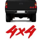 Adesivo 4x4 Tampa Traseira S10, Silverado, Blazer Resinado Adesivo 4x4 Tampa Traseira S10, Silverado, Blazer Resinado