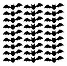 Adesivo 50 Morcegos Decorativos Festa De Halloween 10cm