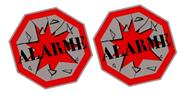 Adesivo Alarme Vidro Compatível Gol/Passat/Parati