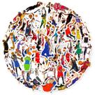 Adesivo Anime Basketball Stars Vinyl Cartoon 50 unidades